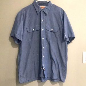 Dickies mens workwear denim shirt- XL